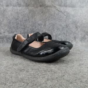 Olive & Edie Shoes Girls 1 Mary Jane Francis Classic Black Adjustable Strap Flat